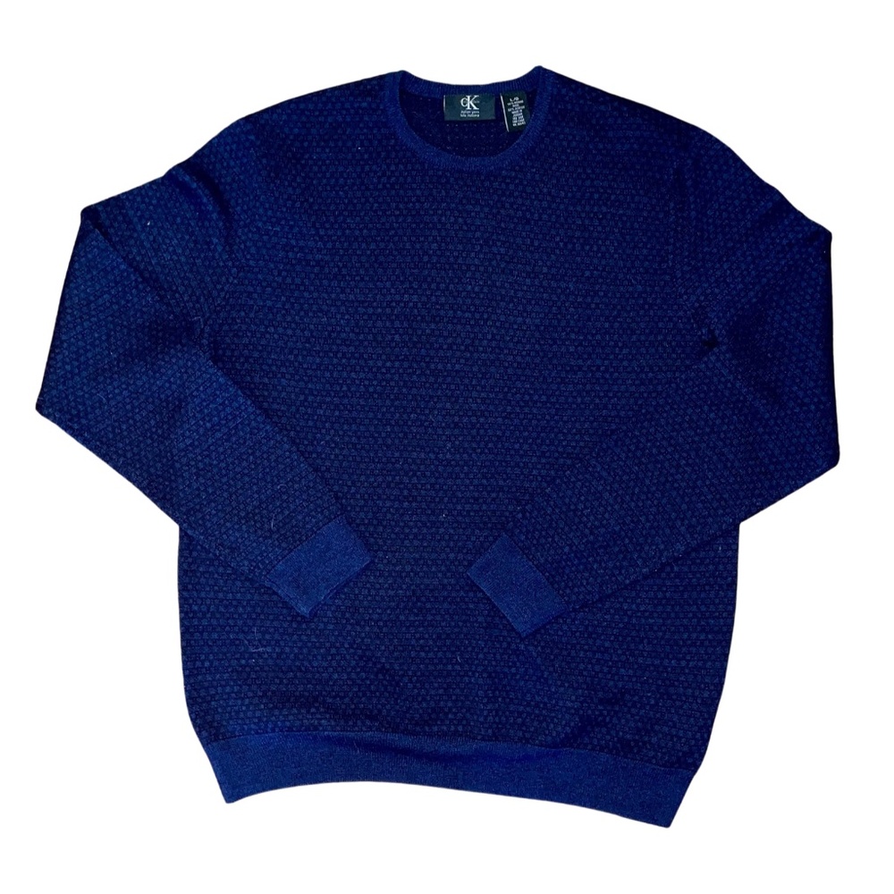 Calvin Klein Navy Sweater Large